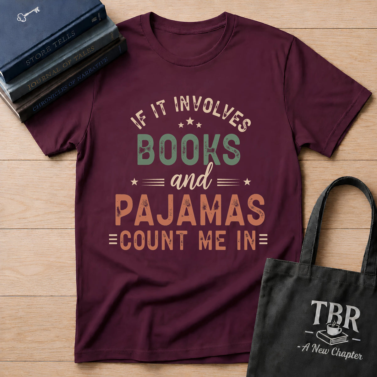 Books & Pajamas T-Shirt