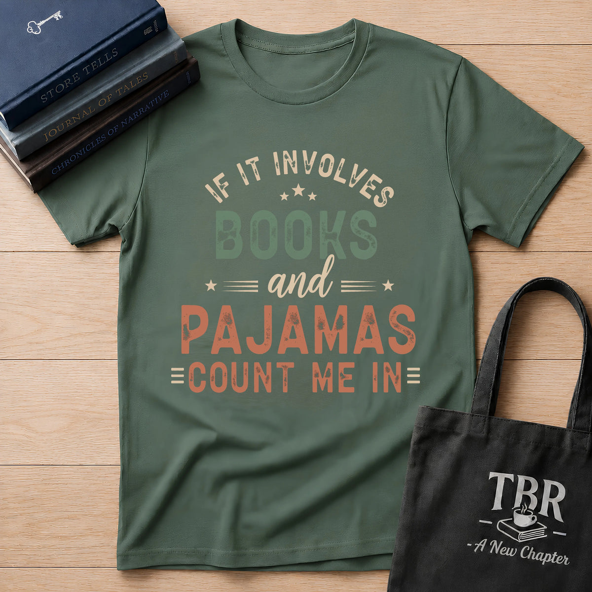 Books & Pajamas T-Shirt