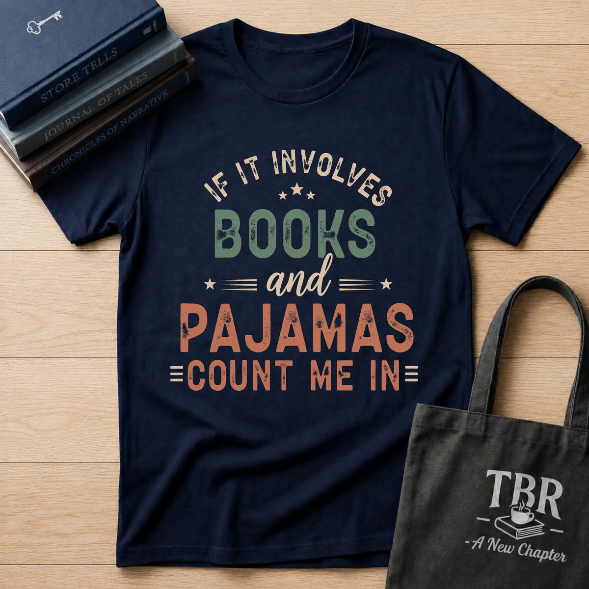 Books & Pajamas T-Shirt