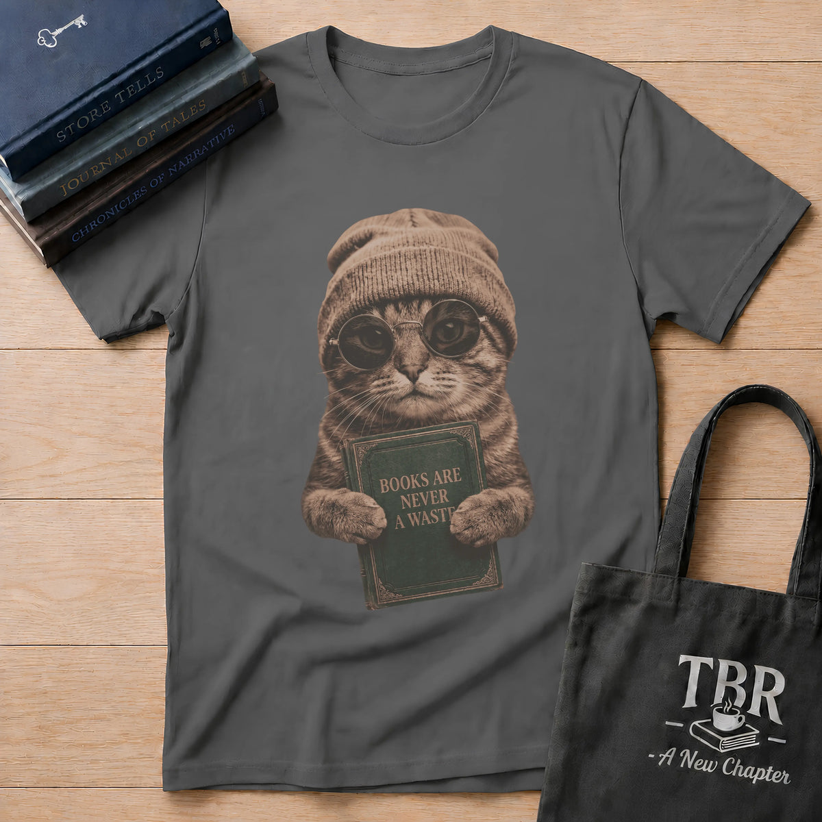 Beanie Cat T-Shirt