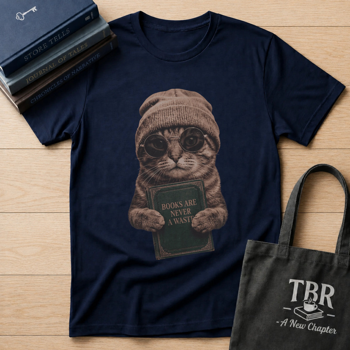 Beanie Cat T-Shirt