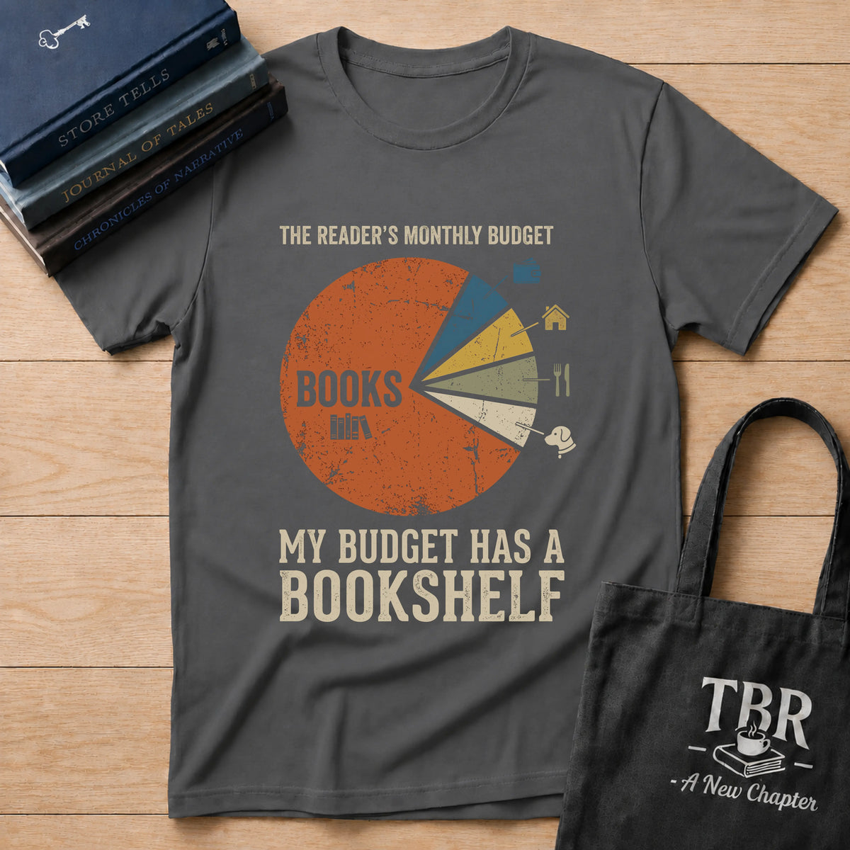 Budget Bookshelf T-Shirt