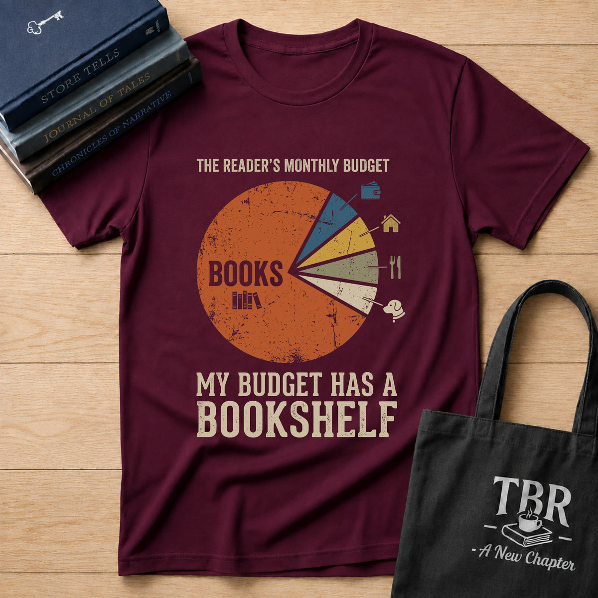 Budget Bookshelf T-Shirt