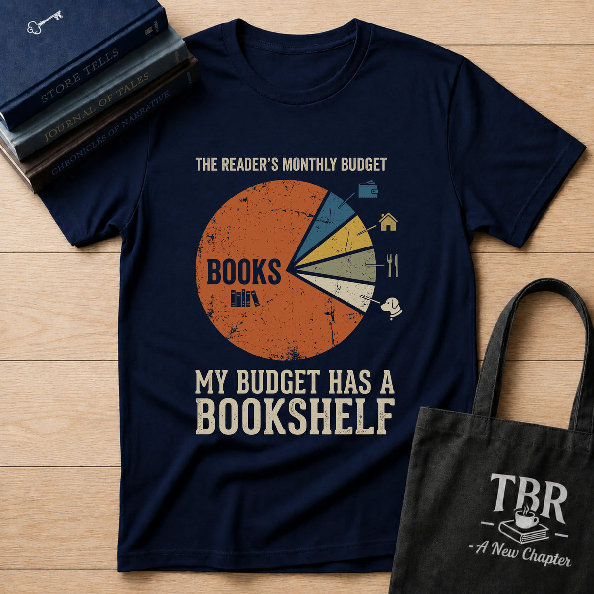 Budget Bookshelf T-Shirt